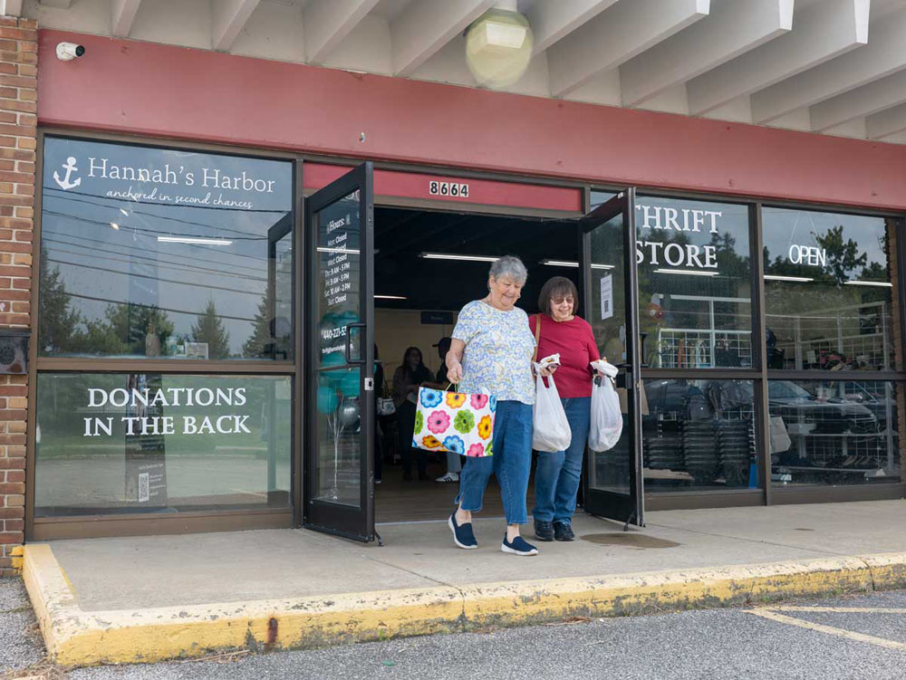 Hannah's Harbor thrift store opening day